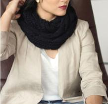 Cachecol Gola unissex tricot moda blogueira outono inverno