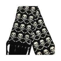Cachecol Gótico De Halloween Com Caveira, Borlas De Acrílico Pretas, Estilo Harajuku, Para Mulheres Cachecol Gótico De Halloween Com Caveira, Borlas De Acrílico Pretas, Estilo Harajuku, Para Mulheres