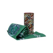 Cachecol Harry Potter Hogwarts Casas Grifinória Sonserina Lufa-Lufa Corvinal Lata Decorativa Zona Criativa