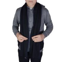 Cachecol Infantil Masculino Ogochi Tricot Dupla Face Liso