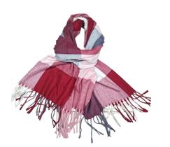 Cachecol Lenço Echarpe Xadrez Quadriculado Feminina Inverno