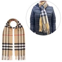 Cachecol Lenço Xadrez Unissex Luxo Feminino Masculino Frio