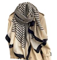 Cachecol Lenço Xale Feminina Longa Estampado 180 X 90cm Frio Cachecol Lenço Xale Feminina Longa Estampado 180 X 90cm Frio