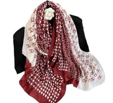 Cachecol Lenço Xale Feminina Longa Estampado 180 X 90cm Frio Cachecol Lenço Xale Feminina Longa Estampado 180 X 90cm Frio