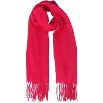 Cachecol Liso Unissex Lenço Feminino e Masculino com Franja