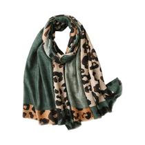 Cachecol Longo Com Estampa De Leopardo Marrom Para Mulheres, Luxuoso E Fashionável Para Primavera E