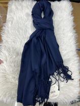 Cachecol Longo Feminino Estilo Cashmere Cor Lisa