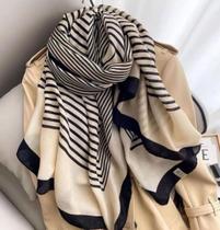 Cachecol Longo Feminino Fashion Para Inverno/Verão & moda