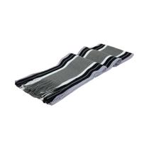 Cachecol Longo Masculino De Cashmere Macio, Grosso, Listrado Com Franjas, Elegante Para O Inverno