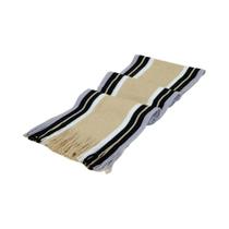 Cachecol Masculino De Caxemira Listrado Com Borlas Grossas, Macio, Para Inverno, Xale Longo Da Moda