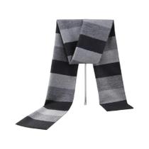 Cachecol Masculino De Inverno Com Estampa Xadrez E Paisley Em Imitação De Cashmere, Dupla Face,