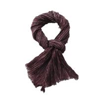 Cachecol Masculino Preto De Algodão E Linho Amassado, Quente Para Outono/Inverno, Xale Macio,