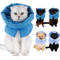 Cachecol Ortopédico Ajustável p/ Gatos E Cachorros Protetor Terapêutico Pós-Cirurgia Impermeável