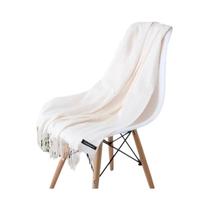 Cachecol Pashmina Feminino Com Franjas Longas, Designer, Hijab Sólido, Moda 2022