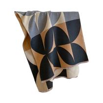 Cachecol Poncho de Inverno Feminino em Caxemira - Estampa Floral - Xale Grosso e Quente