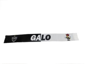 Cachecol preto e branco galo ziraldo oficial atletico mineiro Cachecol preto e branco galo ziraldo oficial atletico mineiro