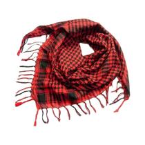 Cachecol Tático Leve Feminino Estilo Xadrez Moda Primavera Verão Hijab Estilo Militar Quente