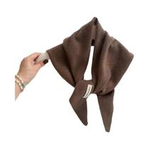 Cachecol Triangular Quente Para Mulheres, Tricotado, Multifuncional, Estilo Britânico Coreano, Lenço