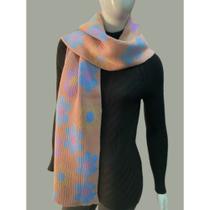 Cachecol Tricot Feminina Inverno Fashion Elegante Tricô Cachecol Tricot Feminina Inverno Fashion Elegante Tricô