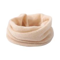 Cachecol Tubular Feminino De Lã Merino Quente Para Inverno, Com Design Vazado, Máscara Facial E