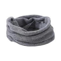 Cachecol Tubular Feminino De Lã Merino Quente Para Inverno, Com Design Vazado, Máscara Facial E