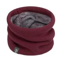 Cachecol Unissex De Inverno Com Forro De Lã, Corta-Vento, Térmico E Macio, Gola Protetora, Presente