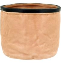 CACHEPÔ 10x12x12cm CERÂMICA BEGE