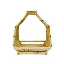 Cachepô Cachepot De Madeira Rústico Dobrável Suporte Para Plantas Orquídeas Flores Plantação Cachepô Cachepot De Madeira Rústico Dobrável Suporte Para Plantas Orquídeas Flores Plantação