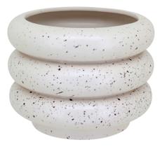 CACHEPÔ CERÂMICA VASO DECORATIVO PLANTA 16x20x20cm MARFIM CACHEPÔ CERÂMICA VASO DECORATIVO PLANTA 16x20x20cm MARFIM