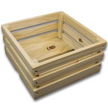 Cachepo de Madeira Pinus 27 x 27cm - 5010-R Cachepo de Madeira Pinus 27 x 27cm - 5010-R