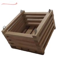 Cachepô De Madeira Quadrado - kit Três peças - 21x21 - 17x17 - 13x13 Cachepô De Madeira Quadrado - kit Três peças - 21x21 - 17x17 - 13x13