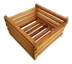 Cachepô De Madeira - Quadrado - Para Plantas E Orquídeas Cachepô De Madeira - Quadrado - Para Plantas E Orquídeas