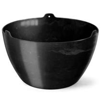 Cachepô Elegance Cuia Flor Preto Onix Decoração 4L Plástico Cachepô Elegance Cuia Flor Preto Onix Decoração 4L Plástico