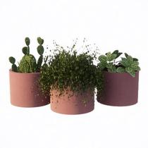 Cachepô Muniz Terracota Trio Mini