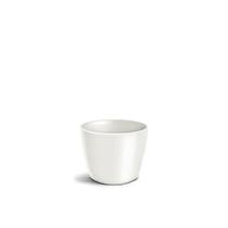 Cachepô Redondo 02 - Elegance - 1 L - Cor Branca - Nutriplan