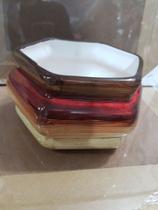 Cachepô sextavado em cerâmica