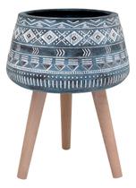 CACHEPÔ VASO DECORATIVO ENFEITE PLANTA RESINA 52x40x40cm CINZA CACHEPÔ VASO DECORATIVO ENFEITE PLANTA RESINA 52x40x40cm CINZA