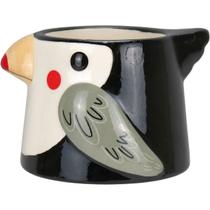 Cachepô Vaso Decorativo Home&co Cerâmica 7x9x10cm Cinza