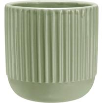 CACHEPÔ VASO DECORATIVO PLANTA HOME&CO CERÂMICA 10x10x10cm VERDE CACHEPÔ VASO DECORATIVO PLANTA HOME&CO CERÂMICA 10x10x10cm VERDE