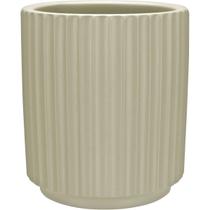 CACHEPÔ VASO DECORATIVO PLANTA HOME&CO CERÂMICA 13x12x12cm MARFIM