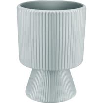 CACHEPÔ VASO DECORATIVO PLANTA REDONDO HOME&CO CERÂMICA 16x12x12cm AZUL CLARO CACHEPÔ VASO DECORATIVO PLANTA REDONDO HOME&CO CERÂMICA 16x12x12cm AZUL CLARO