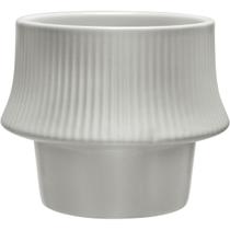 Cachepô Vaso Home&Co 10x13cm Cerâmica Cinza Enfeite Decoração para Plantas Sala e Jardim Cachepô Vaso Home&Co 10x13cm Cerâmica Cinza Enfeite Decoração para Plantas Sala e Jardim