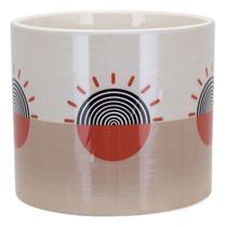 Cachepô Vaso Home&Co 11x13x13cm Cerâmica Cinza Decoração para Plantas Enfeite Sala e Casa Cachepô Vaso Home&Co 11x13x13cm Cerâmica Cinza Decoração para Plantas Enfeite Sala e Casa