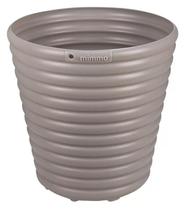 Cachepo Vaso Plastico Flores Cinza 5,5lTramontina 78125215