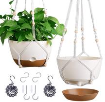 Cachepôs Suspensos Montresor 25 cm com Autoirrigação - Kit com 2 Cachepôs Suspensos Montresor 25 cm com Autoirrigação - Kit com 2