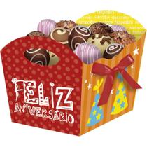 Cachepot 8 Unidades - Feliz Aniversário - Festcolor