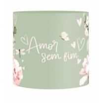 Cachepot Acrilico Amor Sem Fim Pote 11 Verde Cha P 10x10cm