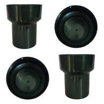 Cachepot Aluminio Boca Larga Verde Anodizado Para Plantas Cachepot Aluminio Boca Larga Verde Anodizado Para Plantas