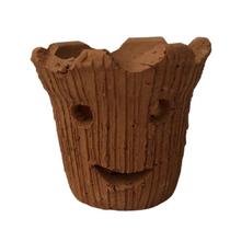Cachepot Baby Groot Vaso de Cerâmica Barro para Suculenta PP DEC139