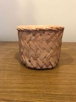 Cachepot bege cesto